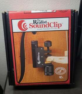 Realist Rlstcsc The Sound Clip Acoustic Transducer/pick-up For Cello New Open Box