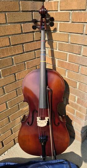 Lvsuc103 Scherl & Roth R204e2 And 49 Inch Full Sz Cello W Case Bow 2008 Model Sr. 3323