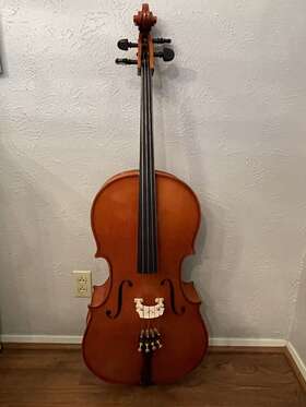 R503e3 Scherl & Roth And 3/4 Cello Antonius Stradivarius Copy Includes Case Bow