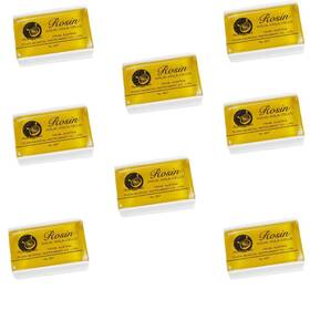 Sethda 920482314836 Geva Natural Violin Rosin 8 Pack Light Low Dust Resin Suit For V