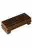 Stmb-eb Blackwood Construction Banjira 3 X 1.25 Sitar Main Bridge Ebony 844731026034