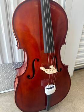 Mc-160-34 Strobel Mc-160 Student Series 4/4 Size Hybrid Cello Outfit Helicore