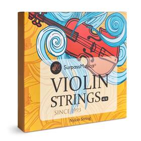 Nylon-001 Surpassmusica Violin Strings 4/4 Medium Tension Full Set