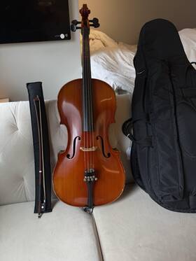 000-292 Suzuki Nagoya 1/2 Cello 1989 Serial Student/school