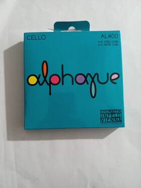 Thomastik Al400 Alphayue Series Cello String Set 4/4 Size Medium -