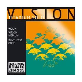 Bhbu0503a802 Thomastik-infeld Vision Titanium Solo 4/4 Violin String Set - Medium Gauge