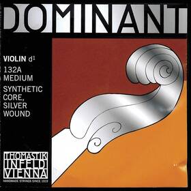 Tho-5626 Thomastik-infeld Dominant 4/4 Violin D String Medium Silver-perlon