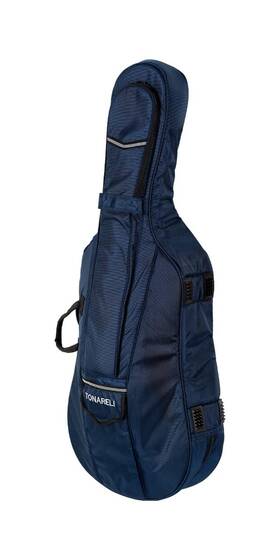 Tonareli Music Supply Vcdb1001 Designer Cello Gig Bag - Navy 4/4 Blue