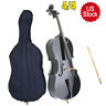 Unbranded New Full Size Professional Concert Player Black Cello Case