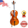 Unbranded Professional Cello Full Size Basswood Set With Bag Bow