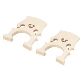 Uxcell 723115064438 2ps 3/4 Cello Bridge Maple Wood For Replacement Instrument Parts