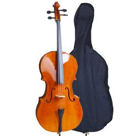 Vasitelan 797430779506 Full-size Cello Beginner 4/4 Acoustic Full Size Natural