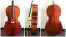 Vca1500 Av Advance Cello Left Handed 3 4 Size Good Set Up W Prelude Strings