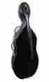 Vcf3001 Tonareli Brand New Fiberglass 4 Cello Case Black 729440198008