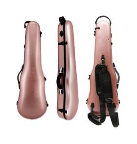 Vetimobato 918984952236 Hard Shell Carbon Fiber Violin Box - Anti-scratch Shaped Flight Case Backpa