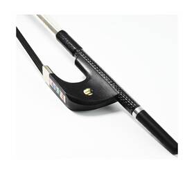 Vingobow 782912585911 New 3/4 Size Top Model Carbon Bass Bow Black Horsehair German Art N