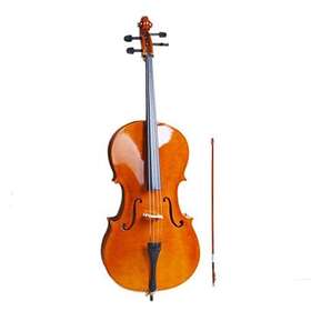 Volowoo 717981983214 Student Cello Solid Wood Kit With Case Bow And Rosin Bridge - Musical Inch