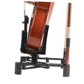 Wesolo 704630730282 Violin Stand Musical Instrument With Bow Holder For Portable Black