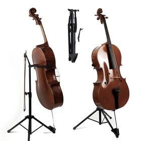 Whelpaw F2405302 Cello Stand With Bow Hook - Adjustable Sturdy Support For All Size Cellos