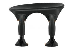 Wittner 008687253135 Composite 1/4-1/2 Violin Chinrest - Center Mount Hypoallergenic