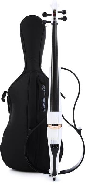 Yamaha Svc-110pw Silent Series Svc-110sk Electric Cello - Pearl White