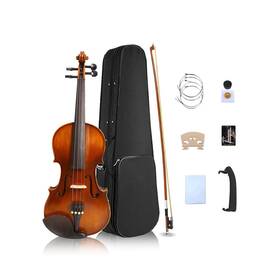 Vln1-mn Youngmonic Violin 4/4 Full Size Kit For Beginners And Adults Maple Spruce Wood