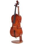 Musbeat Cello Stand With Bow Holder, Handcrafted Mahogany Wood Full,. Fixed Price $141.12.