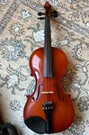 Used Knilling Summit Violin Model 19F- 4/4 Full Size With Hard Case, Bow, Tuner. Fixed Price $250.00.