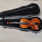 Glaesel Shop Adjusted VI30E2 2/4 Violin Stringed School Instrument W/ Bow Pics. Fixed Price $60.00.