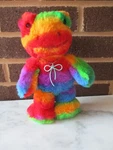 Build Bear Mini Rainbow Frog 9" Plush-medal Charm Necklace. Fixed Price $20.95.