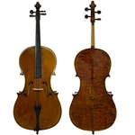 Luca Ebony Cello With Gig Bag, Bow And Rosin, 4/4 Full Size. Fixed Price $1299.99.
