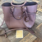 Michael Kors Shoulder Bag Pvc Pink Solid Color AV-1505. Fixed Price $89.95.