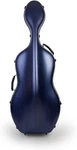 Crossrock Poly Carbon Composite Case Fits For 4/4 Size Cello With Wheels In Blue. Fixed Price $557.99.