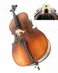 New 1/2 Size Cello,professional Set Up W/despiau Bridge, Ready To Play!. Fixed Price $785.00.