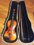 H. Luger CV301 Violin Outfit 4/4 With Hard Case. Fixed Price $500.00.