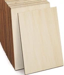 Unfinished Wood, 15 Pack Basswood Sheets For Crafts, Board House. Fixed Price $18.10.