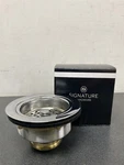 Sig. Hardware 446624 3-1/2" Basket Strainer For Sinks Up To 7/8" Thick Chrome. Fixed Price $52.99.