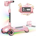 Commugo Electric Scooter Kids Light-up Wheels Lean-to-steer 5 Mph 3-12 Years. Fixed Price $114.99.