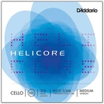 D'addario Helicore Series Cello String Set 3/4 Size. Fixed Price $154.99.