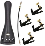 6PCS Ebony 4/4-3/4 Violin Tailpiece With Fine Tuners 1PCS Nylon Tailgut Vio.... Fixed Price $14.12.
