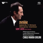 Carlo Maria Giulini Dvorak: Symphonies 7-9, Cello Concerto, Saint-saens:. Fixed Price $32.32.