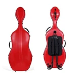 Crossrock 4/4 Cello Case, Lightweight Carbon Fiber Composite With Wheels. Fixed Price $657.99.