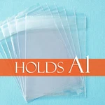 100 Clear BAGS,3 13/16" X 5 Inch, For A1 Card + Envelope. Cellophane. Fixed Price $7.40.