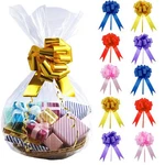 Large Cellophane Bags 30X 40 Inches Clear With Floral.... Fixed Price $13.94.