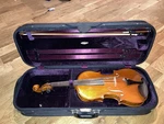 Otto Heine 16.25 With Hermann Luger Bow And Kun Shoulder Rest + Concord Case. Fixed Price $350.00.