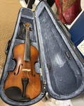 Carlo Robelli Violin Instrument Maple. Soft Travel Case Bow Shoulder Rest Vntg. Fixed Price $99.99.