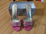 Marinelli Cello 8M Women's Shoes Fuschia Kidskin Metallic Box. Fixed Price $19.99.