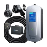 Level Charger With Holder, 32A/7.68KW 25FT Cable Portable Mobile Fast J1.... Fixed Price $132.49.