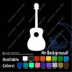 Acoustic Guitar Decal Sticker Musical Instrument Western Country Band Play. Fixed Price $6.17.
