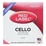 Super-sensitive 6104 Red Label Cello String Set, Medium, 1/2 Size. Fixed Price $45.49.